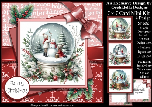 Build a Snowman Snowglobes