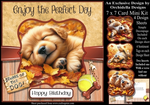 Autumn Leaves Doggie Dreams
