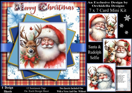 Santa and Rudolph Selfie