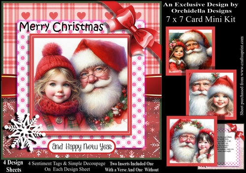 Santa and the Little Girl