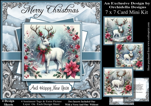 Majestic Winter stag