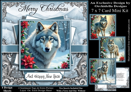 Majestic Winter Wolf