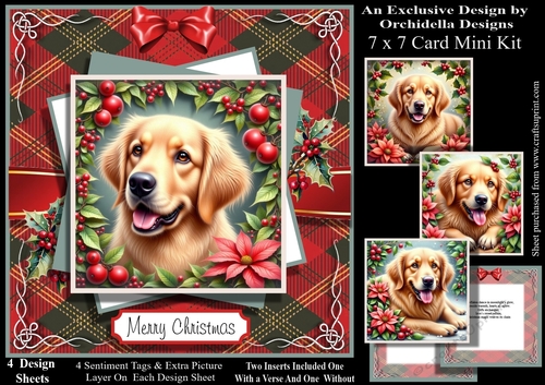 Merry Christmas Retriever