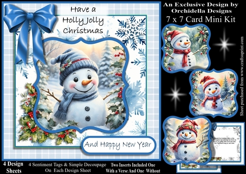 Holly Jolly Snowman 2