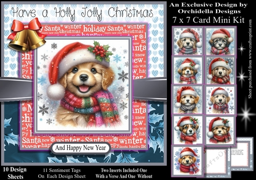 Holly Jolly Christmas Pups