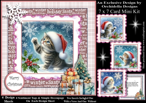 Oh to Catch a Snowflake Kitten