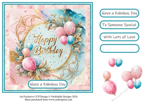 Happy Birthday Balloons