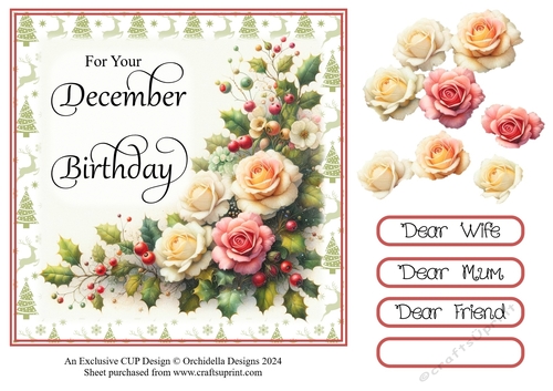 December Birthday Roses