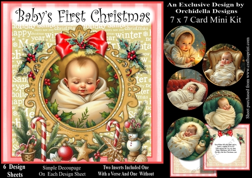 Candy Cane Baby First Christmas
