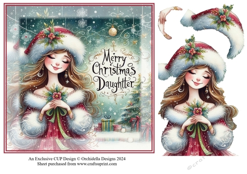 Daughter Christmas Elegance
