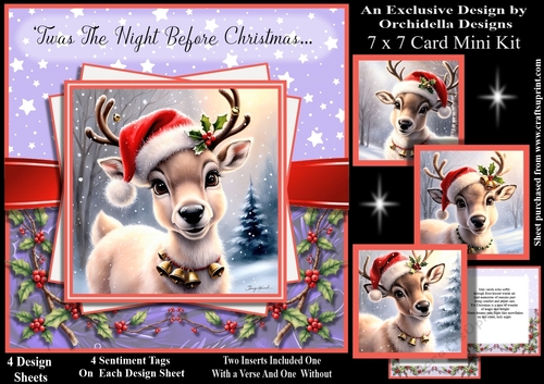 Night Before Christmas Deer