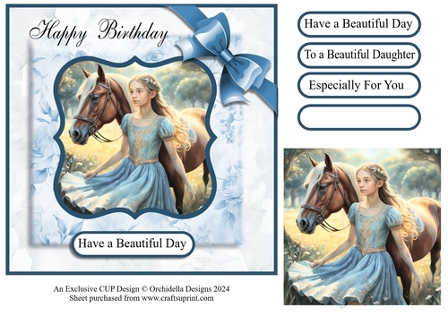 Birthday Girl and Horse 