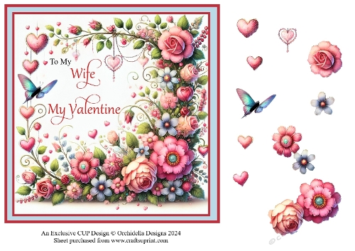 My Wife Valentine Flowers