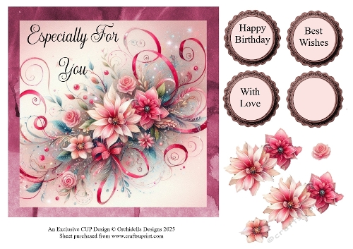 Especially For You Bouquet and Ribbons