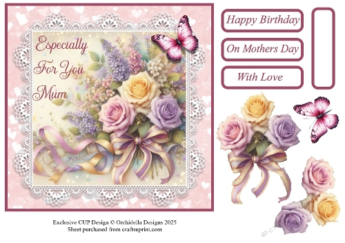 Lace & Roses For Mum