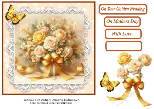 Golden Roses and Lace