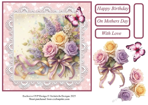 Lace & Roses in Pink
