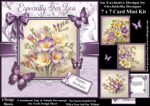 Special Yellow & Lilac Freesias