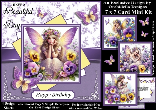 Pretty Pansy Fairy