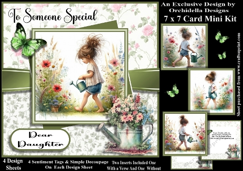 Little Girls Gardening