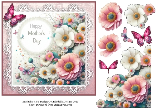 Mothers Day Floral & Lace