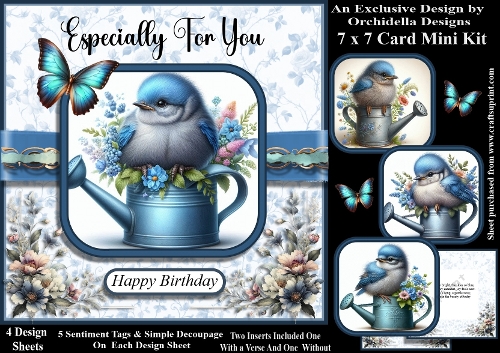 Summer Bluebird Fairies