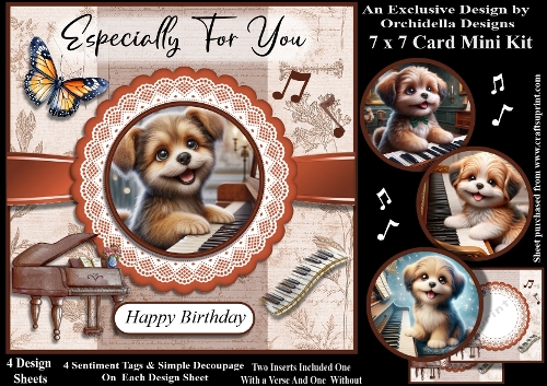Puppies on Piano