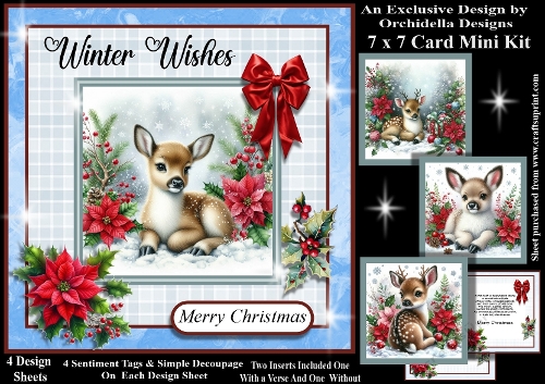 Sweet Christmas Fawn