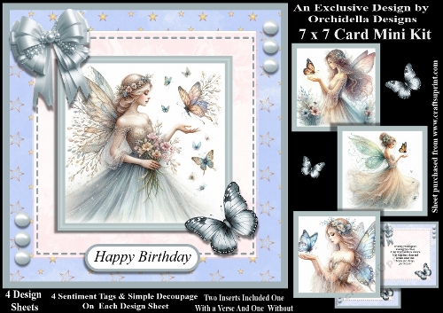 Butterfly Fairy Blue