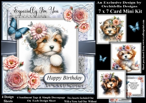 Roses Puppy Birthday