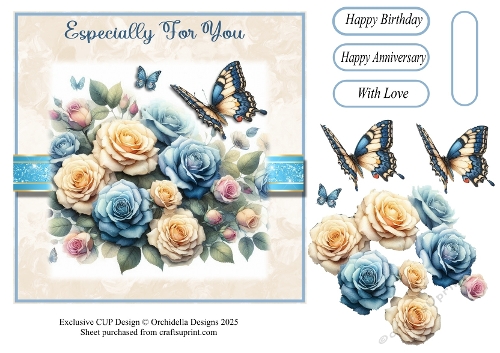 Blue Roses Especially For You 2
