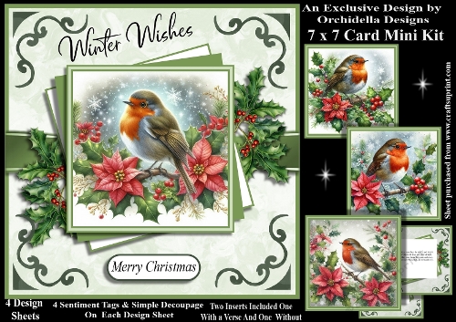 Winter Wishes Holly Robin