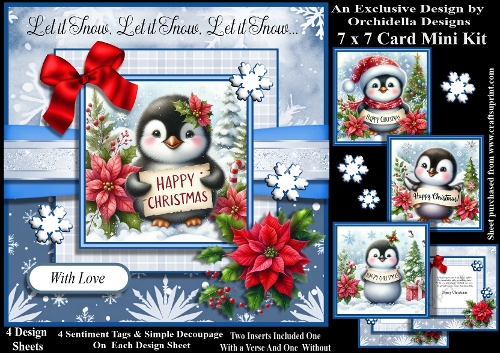 Little Penguin Christmas Wishes