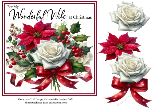 Wonderful Wife Christmas Bouquet