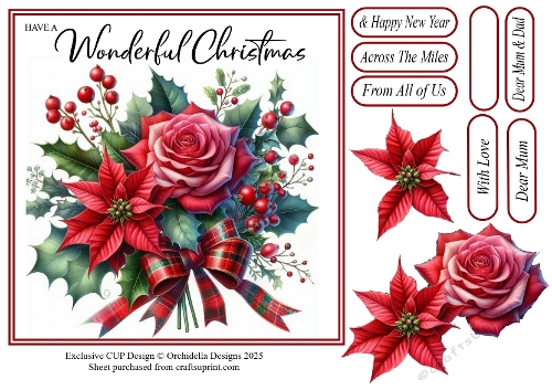 Wonderful Christmas Red Bouquet