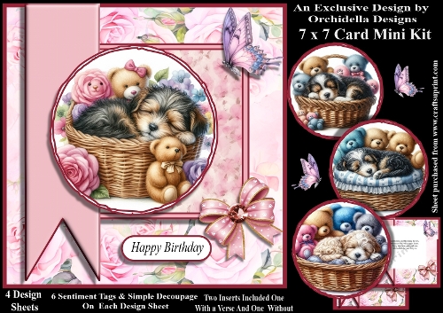 Sleepy Basket Pups