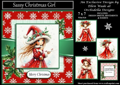 Sassy Christmas Girl