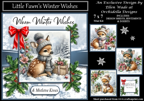 Little Fawns Winter Wishes