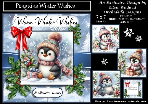 Penguins Winter Wishes