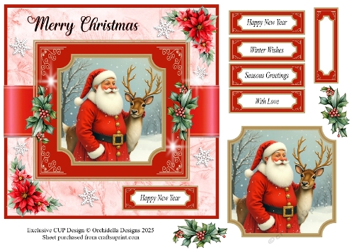Santa and Sweet Rudolph