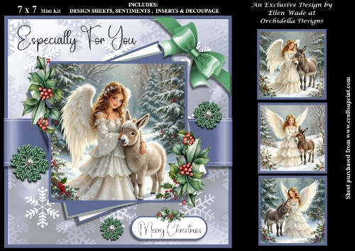 Christmas Angel and Donkey
