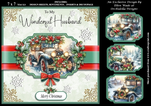 Wonderful Husband Old Car Christmas