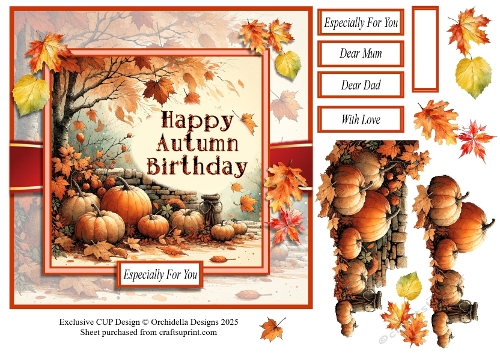 Autumn Birthday Pumpkins