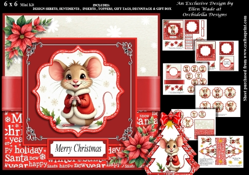 Sweet Christmas Mouse Kit