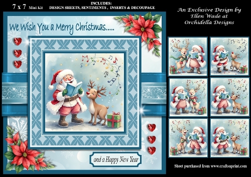 cup1398407_1459 - Santa Sings With Rudolph