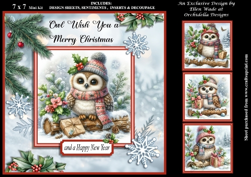 Owl Wish You Merry Christmas