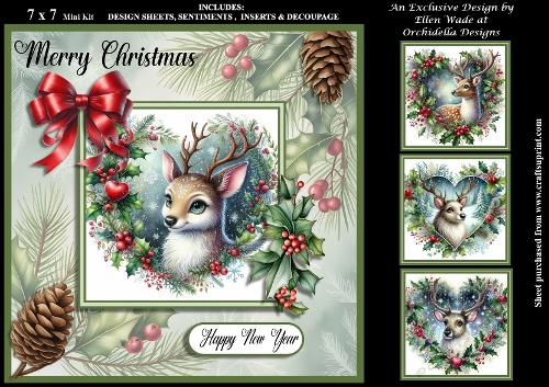 Reindeer Heart Christmas