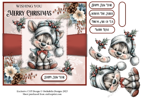 Cute Christmas Rudolph