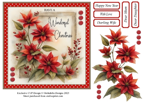 Poinsettia Wonderful Christmas