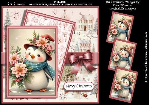 Pinky Penguin Christmas